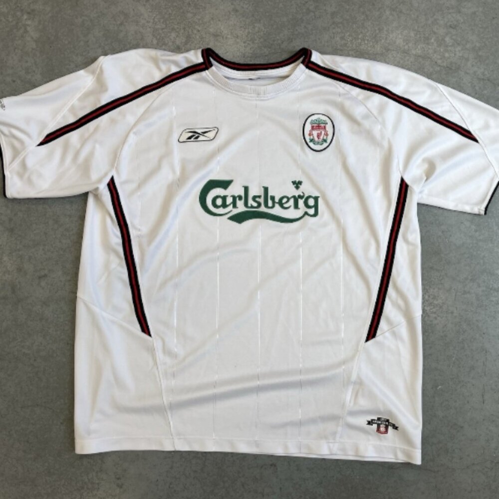 Liverpool 2003-05 Away Football Soccer Reebok Shirt Jersey Sz XL